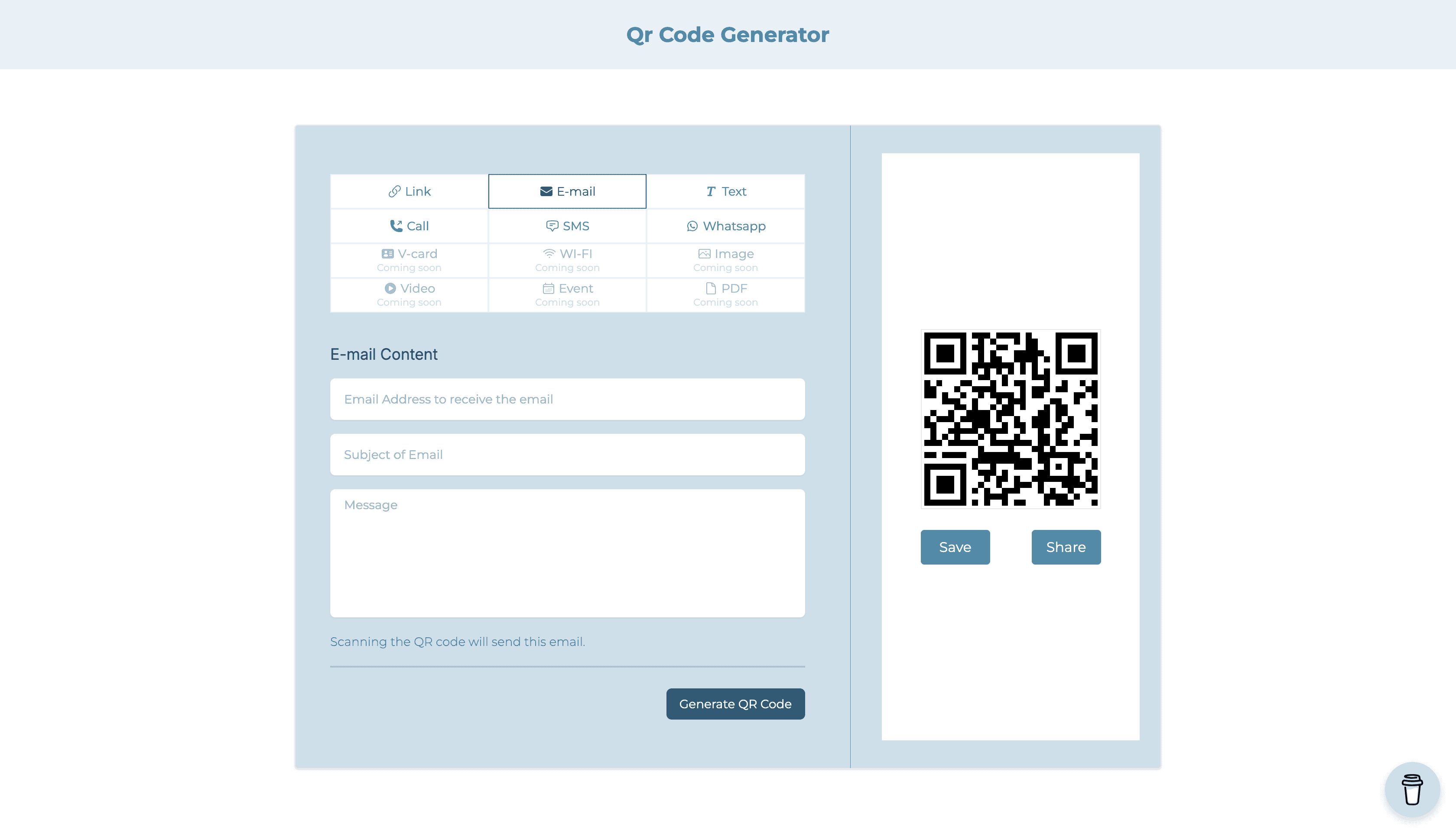 QR Code Generator — frame 2