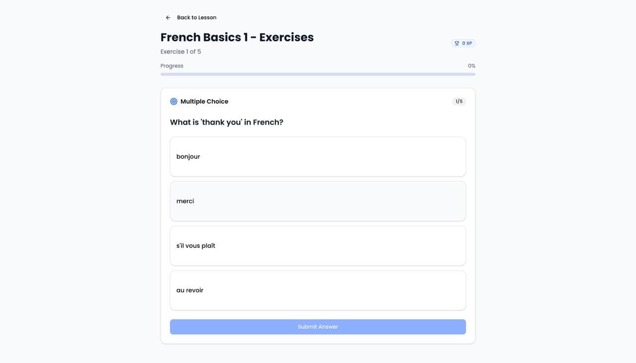 Lingua - French Learning App — frame 3
