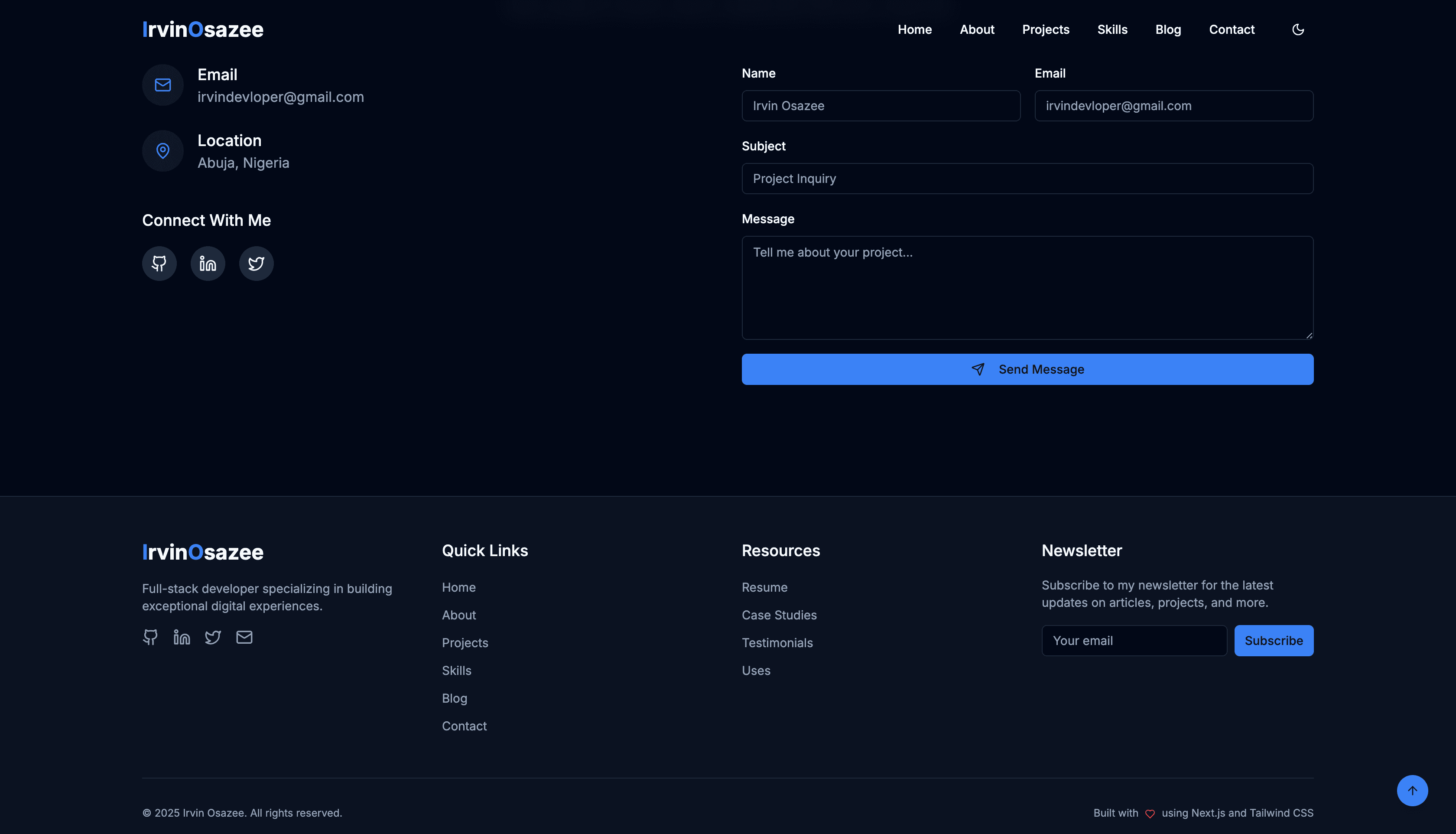 Portfolio v0 — frame 2