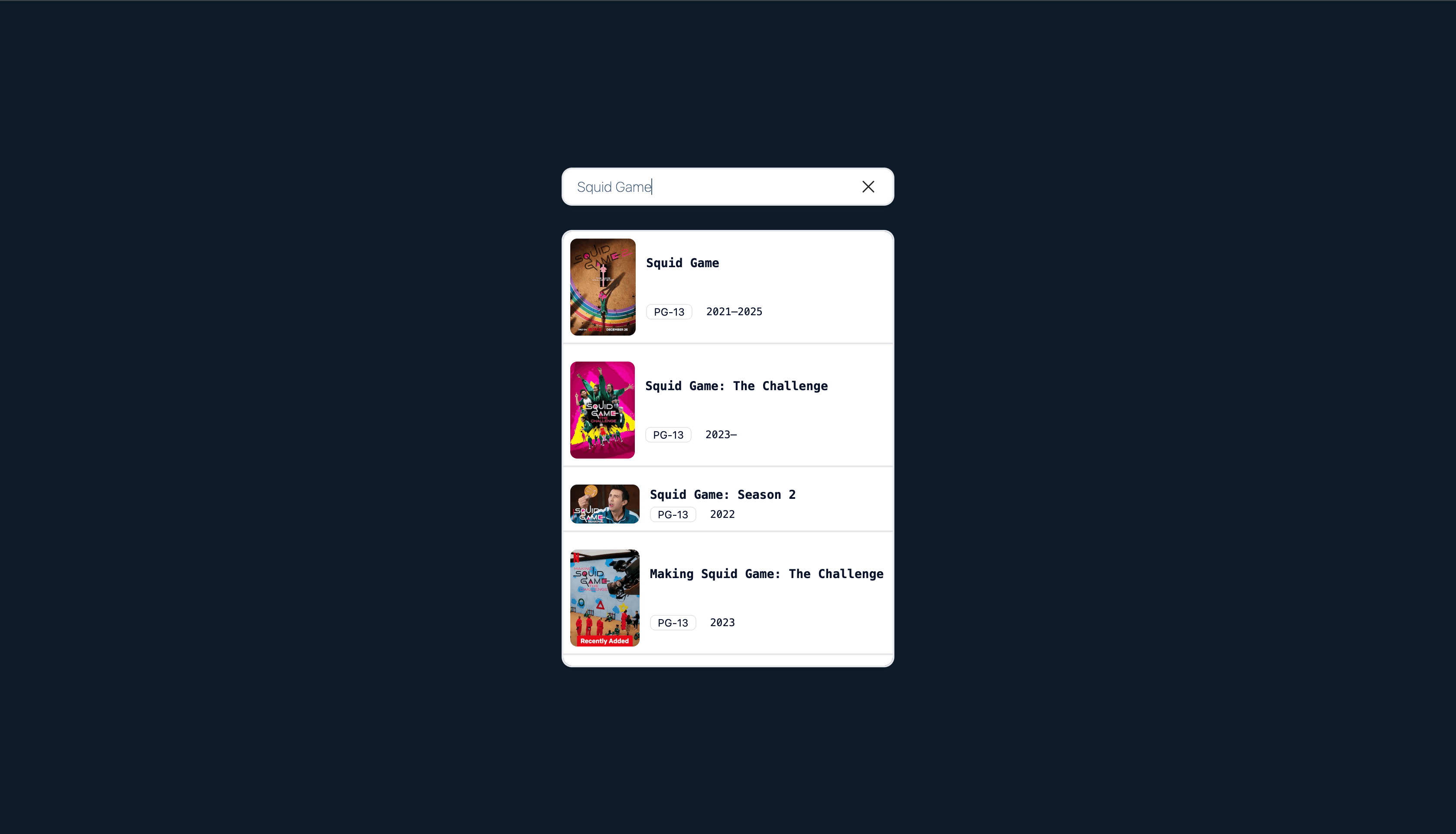 Film Finder screenshot